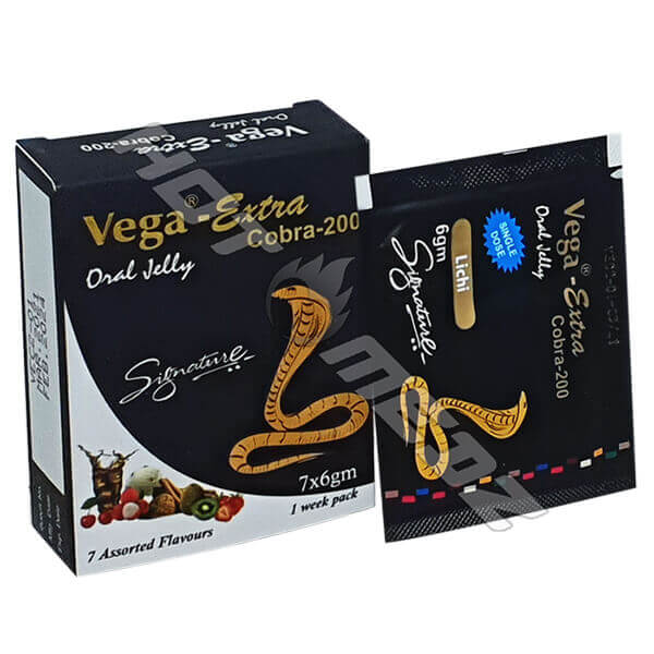 Vega Extra Cobra 200 Jelly (Sildenafil Citrate)