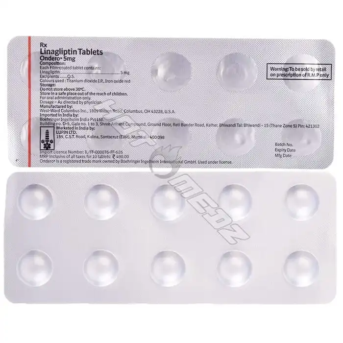 Ondero 5 Mg (Linagliptin)