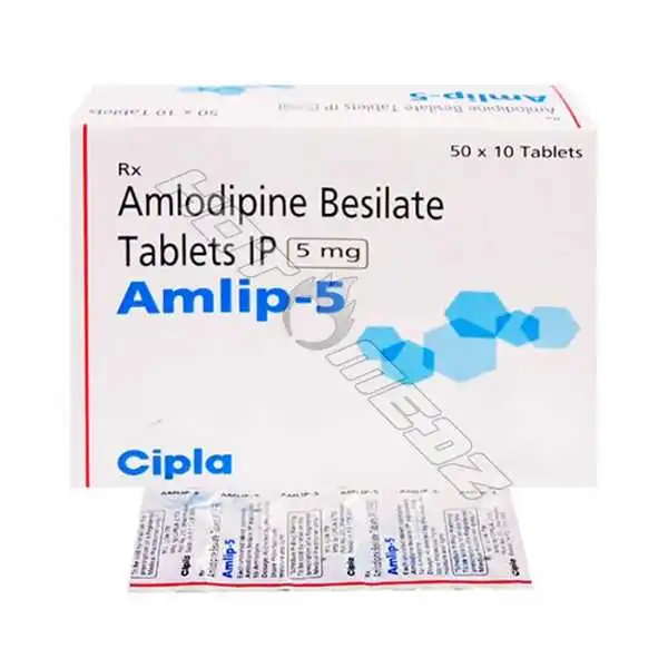 Amlip 5MgAmlodipine Besilate 5mg Tablet