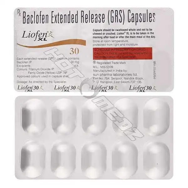 Baclofen Extended Release 30 Mg