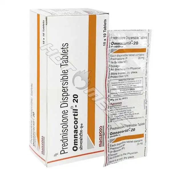 Prednisolone Dispersible Tablets 20 mg