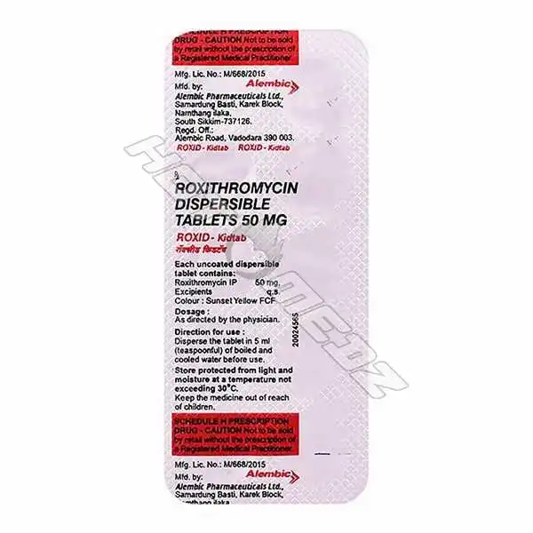 Roxithromycin 50 Mg
